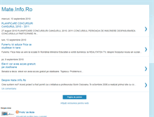 Tablet Screenshot of mateinforo.blogspot.com