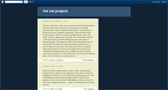 Desktop Screenshot of hotrodprojects.blogspot.com