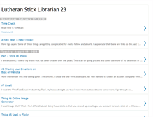 Tablet Screenshot of lutheranlibrarian.blogspot.com