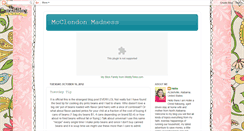 Desktop Screenshot of mcclendonmadness.blogspot.com