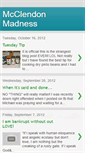 Mobile Screenshot of mcclendonmadness.blogspot.com