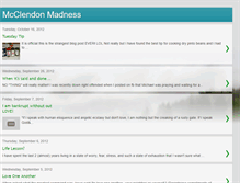 Tablet Screenshot of mcclendonmadness.blogspot.com