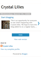 Mobile Screenshot of crystallilies.blogspot.com