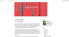 Desktop Screenshot of littlereddeck.blogspot.com
