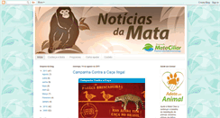 Desktop Screenshot of noticiasdamata.blogspot.com
