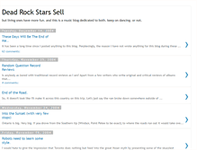 Tablet Screenshot of deadrockstarssell.blogspot.com