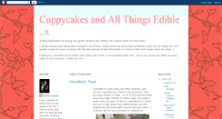 Desktop Screenshot of cuppycakesandallthingsedible.blogspot.com