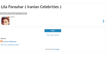 Tablet Screenshot of lilaforouhariraniancelebrities.blogspot.com