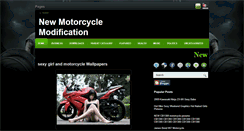 Desktop Screenshot of newmotorcyclemodificationtringle.blogspot.com