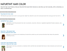 Tablet Screenshot of naturtinthaircolor.blogspot.com