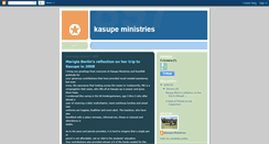 Desktop Screenshot of kasupeministries.blogspot.com