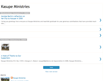 Tablet Screenshot of kasupeministries.blogspot.com