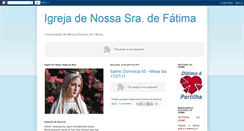 Desktop Screenshot of nossasenhoradefatimaacau.blogspot.com