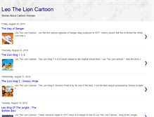 Tablet Screenshot of leothelioncartoon.blogspot.com