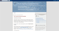 Desktop Screenshot of ficcaodegaveta.blogspot.com