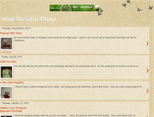 Tablet Screenshot of mindthelilthings.blogspot.com