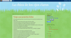 Desktop Screenshot of lachicadelosojosclaros.blogspot.com