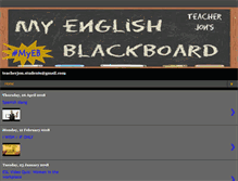 Tablet Screenshot of my-english-blackboard.blogspot.com