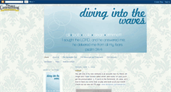 Desktop Screenshot of divingintothewaves.blogspot.com