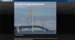 Desktop Screenshot of expediteinsightnews.blogspot.com