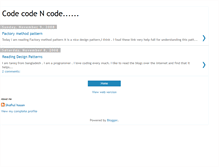 Tablet Screenshot of codecodencode.blogspot.com