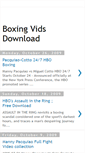 Mobile Screenshot of boxing-videos.blogspot.com