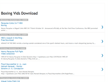Tablet Screenshot of boxing-videos.blogspot.com