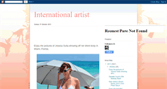 Desktop Screenshot of internationalartist-wallpaper.blogspot.com