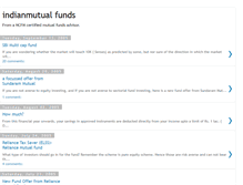 Tablet Screenshot of indianmutualfunds.blogspot.com