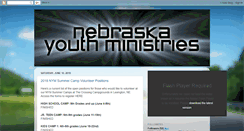 Desktop Screenshot of nebraskayouthministries.blogspot.com