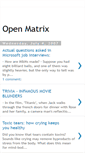 Mobile Screenshot of openmatrix.blogspot.com
