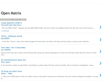 Tablet Screenshot of openmatrix.blogspot.com