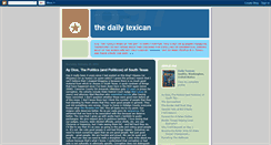 Desktop Screenshot of dailytexican.blogspot.com