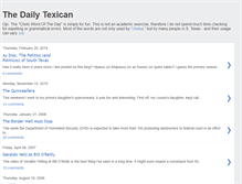 Tablet Screenshot of dailytexican.blogspot.com
