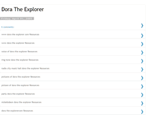 Tablet Screenshot of doratheexplorerresources.blogspot.com
