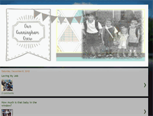 Tablet Screenshot of ourcunninghamcrew.blogspot.com