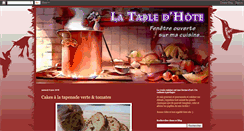 Desktop Screenshot of latabledhotes.blogspot.com