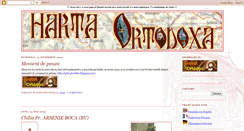 Desktop Screenshot of hartaortodoxa.blogspot.com