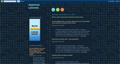 Desktop Screenshot of hypnosis-lessons.blogspot.com