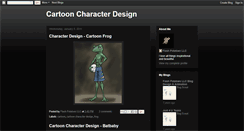 Desktop Screenshot of cartooncharacterdesign.blogspot.com