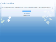 Tablet Screenshot of aliresume.blogspot.com