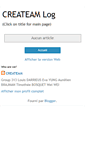 Mobile Screenshot of createam-log.blogspot.com