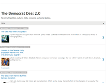 Tablet Screenshot of democratdeal.blogspot.com