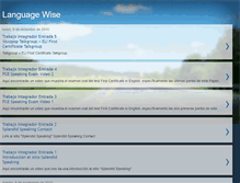 Tablet Screenshot of languagewiseblog.blogspot.com