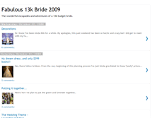 Tablet Screenshot of fabulous13kbride2009.blogspot.com