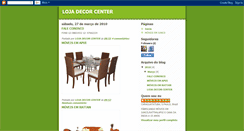Desktop Screenshot of lojadecorcenter.blogspot.com