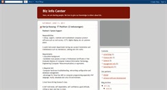 Desktop Screenshot of bizinfocenter.blogspot.com