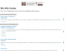 Tablet Screenshot of bizinfocenter.blogspot.com