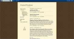 Desktop Screenshot of controlfreakout.blogspot.com
