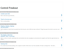 Tablet Screenshot of controlfreakout.blogspot.com